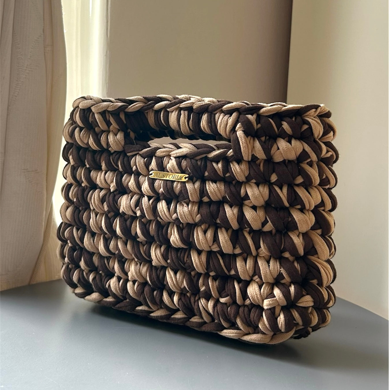 Sac Alma - Caramel et marron